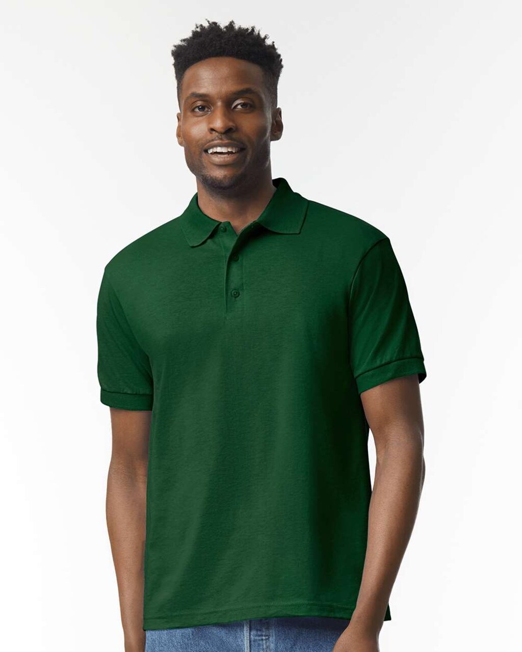 Gildan DryBlend Jersey Polo Short Sleeve T-Shirt for Workwear, Casual Style & Everyday Comfort